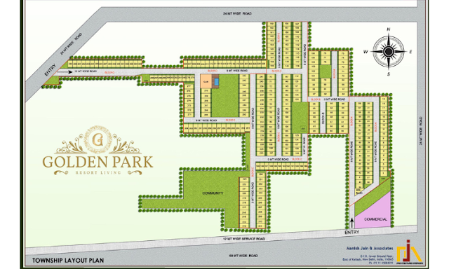 Golden Park Sector 4 Sohna Site Plan