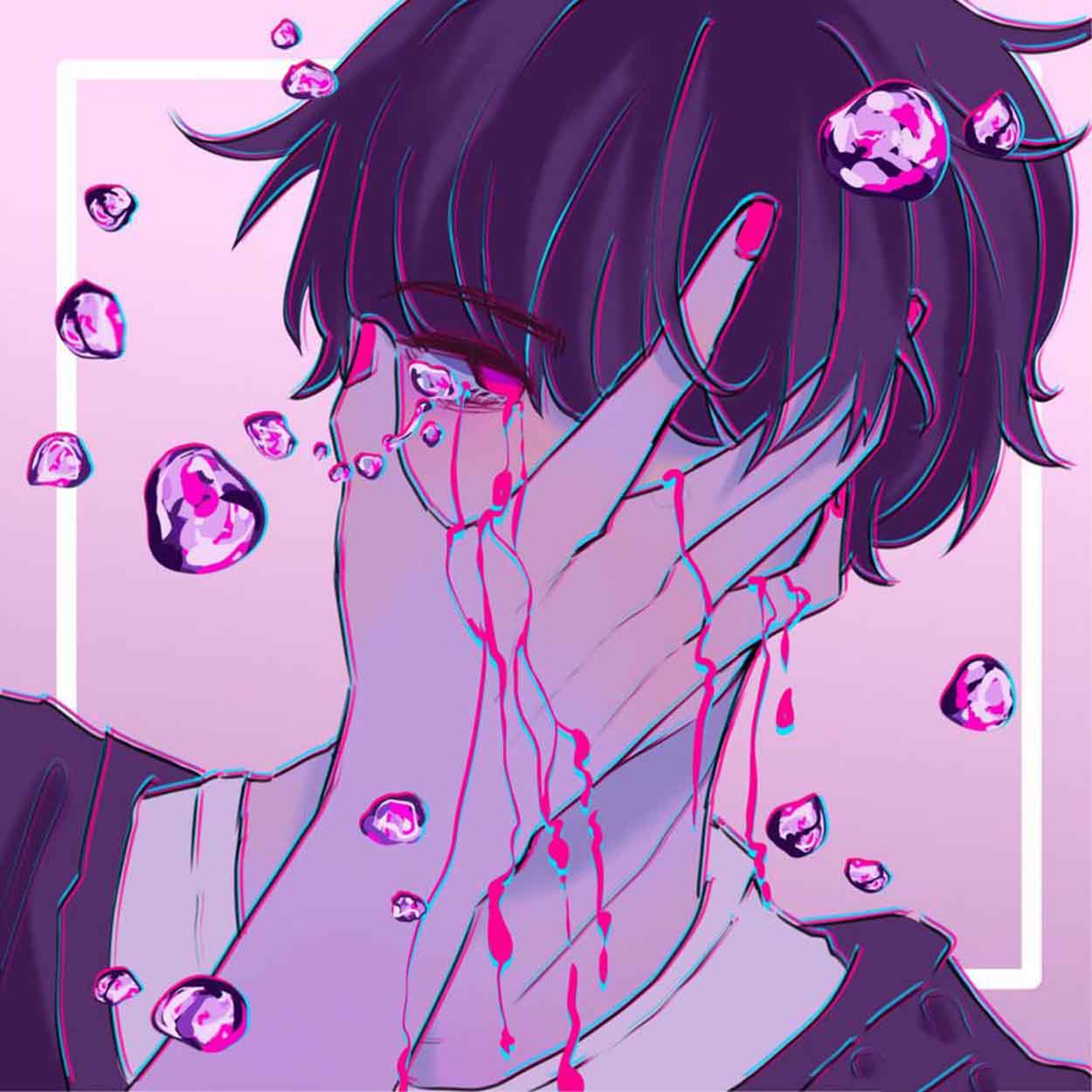 pp anime sad boy menangis