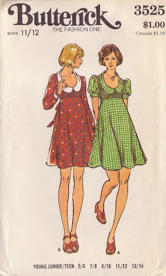 Vintage Sewing Patterns, Mini-dress, Harajuku