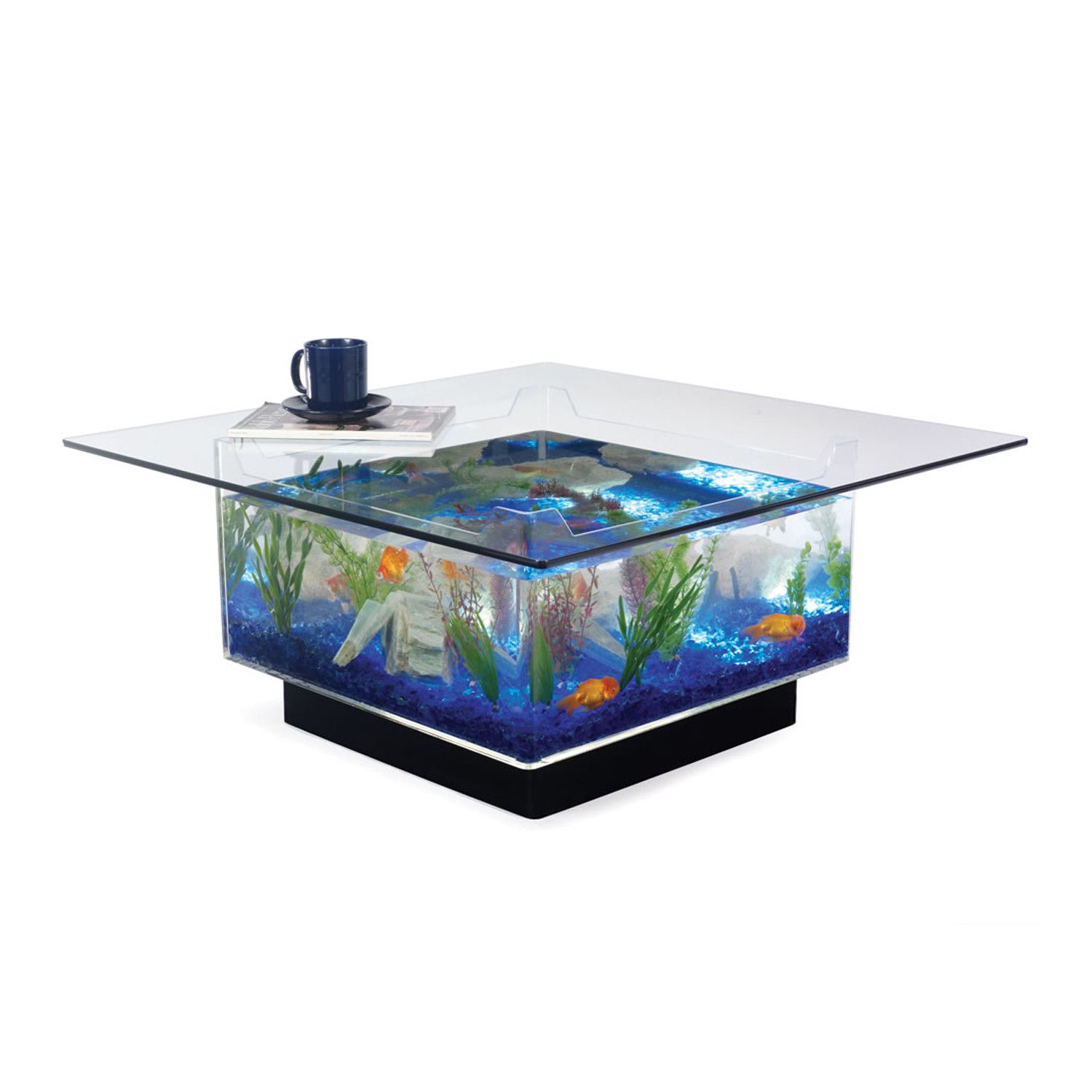 36 Model Meja  Aquarium  Modern dan Tampil Beda Rumahku Unik