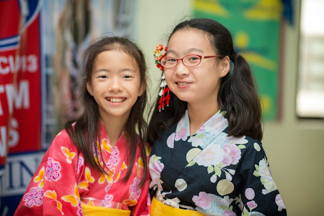 Traditional Japanese dress at International Day BIS 2013