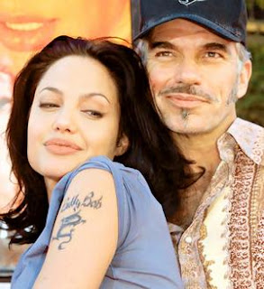 Angelina Jolie Billy Bob tattoo