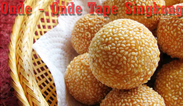 onde biasanya berbentuk bulat dengan isi kacang hijau Resep Tradisiaonal Lezat Onde - Onde Tape Singkong