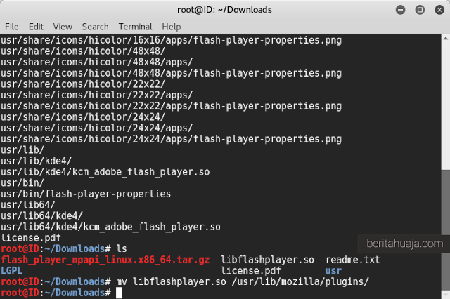 Install Flash Player Kali Linux Debian Ubuntu Linux Mint Parrot Bugtraq DracOS BackBox