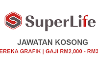  Kekosongan Jawatan Terkini di Superlife World Sdn Bhd - Pereka Grafik | Gaji RM2,000 - RM3,000