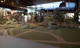 The maquette of the Visitor Centre of VanDusen Botanical Garden