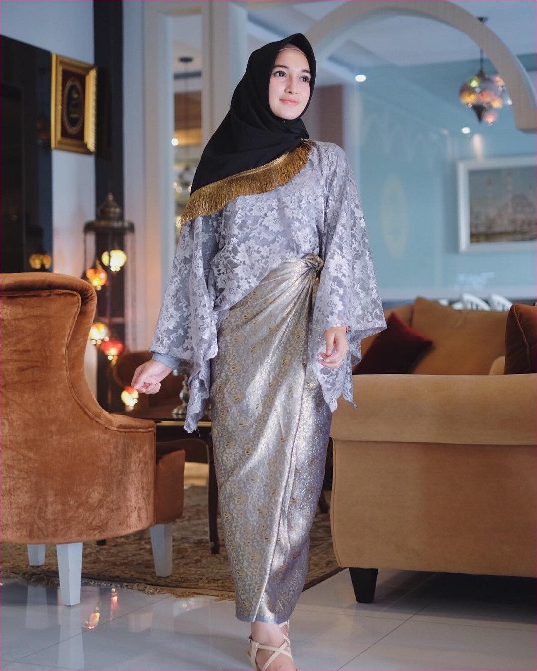 Outfit Baju  Kondangan Berhijab Ala Selebgram 2019