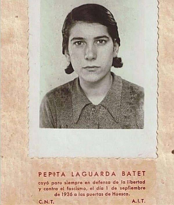 Pepita Laguarda (1919-1936), la más joven miliciana muerta en combate 