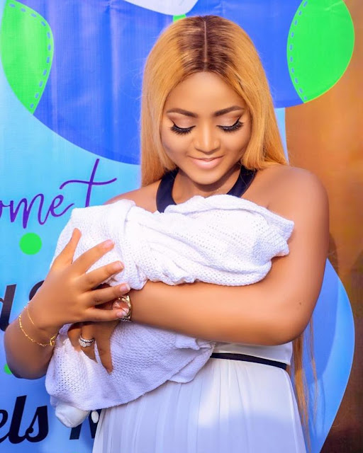 Regina Daniels' father makes peace with her billionaire hubby, Ned Nwoko