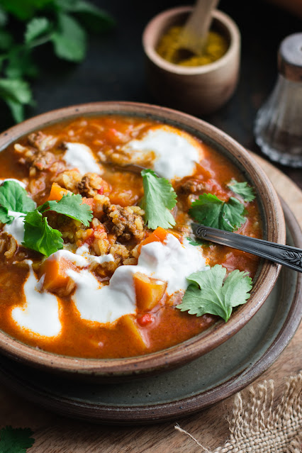 Mulligatawny, soupe repas façon curry