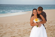 oahu beach wedding. JBRweddingcoupleonbeach (oahu beach wedding )