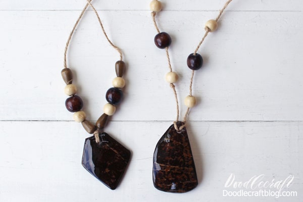 High Gloss Resin Coconut Shell Necklace Diy