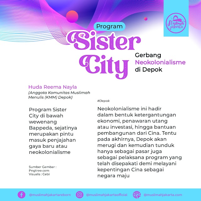  Program Sister City: Gerbang Neokolonialisme di Depok