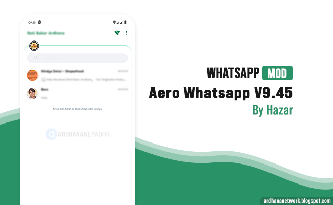 Download Aplikasi Aero Whatsapp v9.45 by Hazar - Ardhana Network