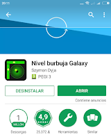 App nivel burbuja