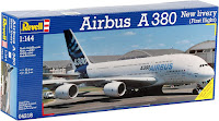 Revell 1/144 Airbus A380 New Livery (First flight) (04218)  Color Guide & Paint Conversion Chart