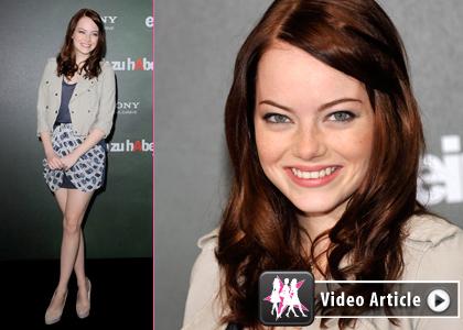 emma stone easy a wallpapers. Emma Stone at the quot;Easy Aquot;