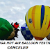 Annual Pampanga Hot Air Balloon Festival 2019 Canceled