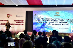 Jokowi Buka Temu Nasional Seribu Organisasi Perempuan Indonesia dan Sidang Umum ke-35 ICW