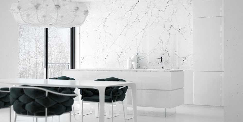 monochrome-marble-kitchen