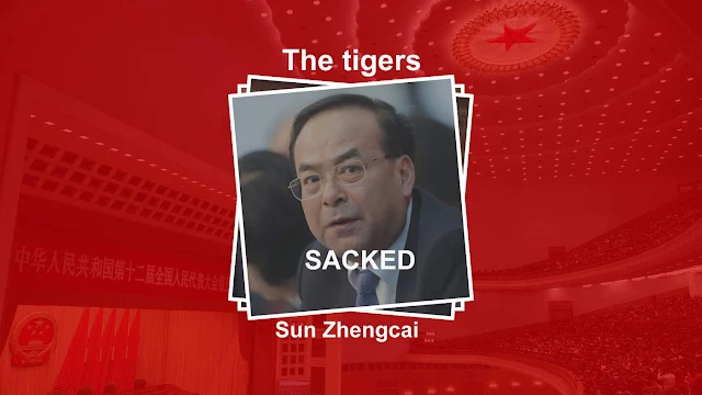 Image Attribute: Sun Zhengcai was one of the more prominent targets of Xi Jinping’s crackdown on corruption / Source: BBC