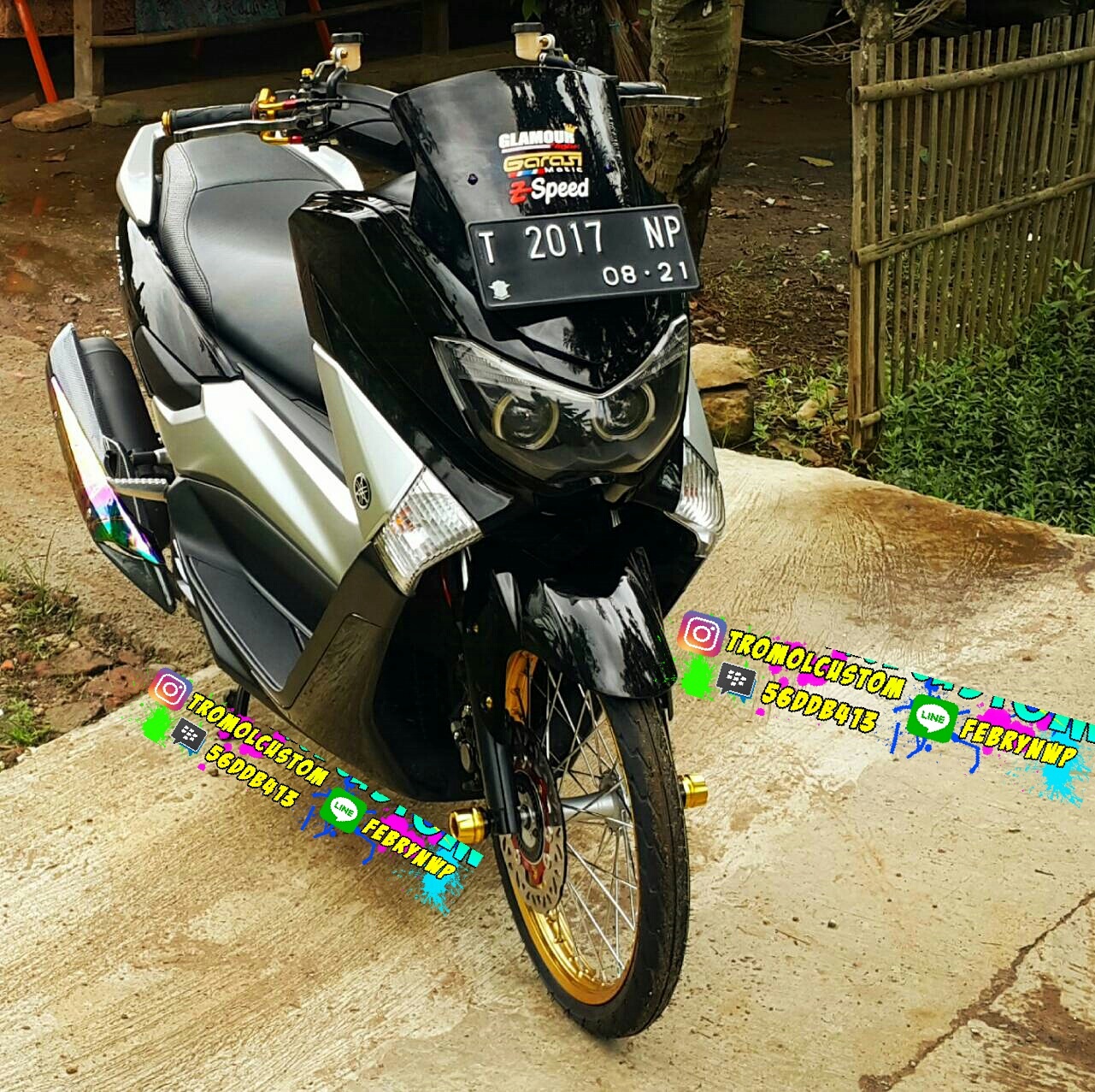 Download Koleksi 67 Modifikasi Motor Yamaha Nmax Ring 17