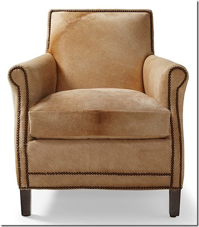 Serengeti cowhide chair with nailhead serena lily