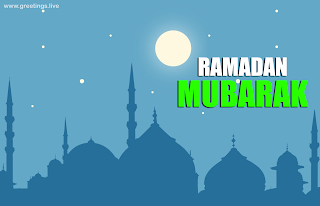 Ramadan Festival images with Ramadan mubarak mosque full moon