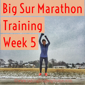 Big Sur Marathon Training Week 5