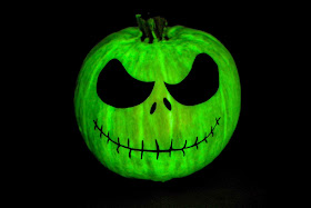 Glow in the Dark Jack Skellington Pumpkin