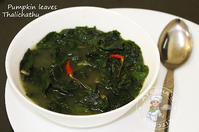 pumpkin leaf mathan ila recipe