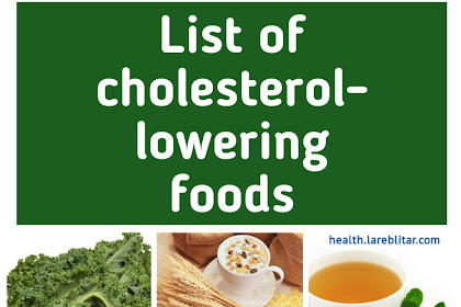 List of cholesterol-lowering foods