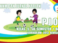 KKM dan Jurnal Harian PJOK Kelas 5 SD Kurikulum 2013 Revisi 2017