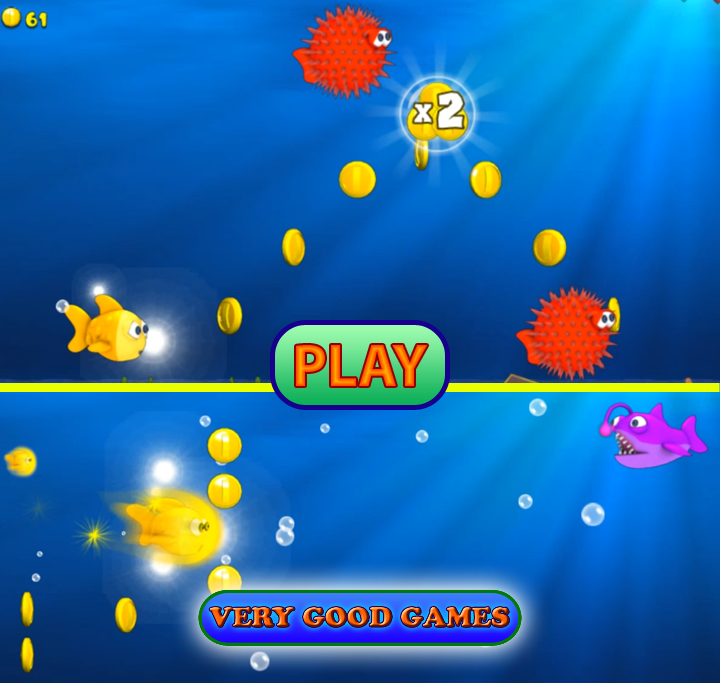 Fishy Rush - free running adventures for smarphones, tablets, laptops and desktop computers