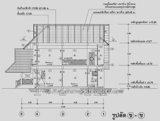 บ้านสองชั้น  3ห้องนอน 3ห้องน้ำ แบบบ้านกระเบื้องพรีม่า [08]