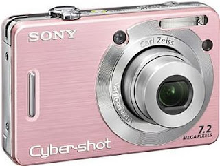 Digital Camera Sony DSC W55 Pink