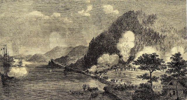 French warships Tancrede and Dupleix attacked Shimonoseki, 1863