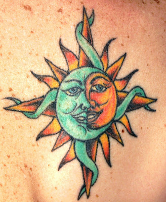 tribal sun and moon tattoo elite ink tattoos organic tattoo ink