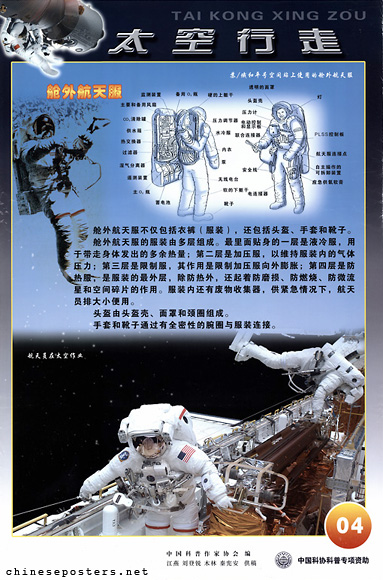 Chinese space program poster 2008