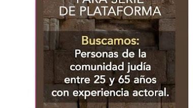 CASTING en BUENOS AIRES: Se busca para SERIE de PLATAFORMA - PERSONAS de la comunidad judía entre 25 y 65 años