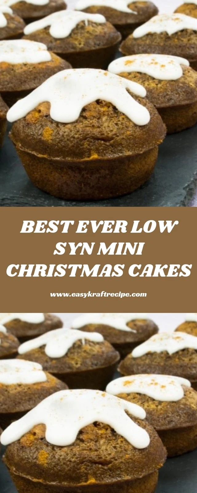BEST EVER LOW SYN MINI CHRISTMAS CAKES