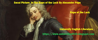 The eighteenth century English social picture in The Rape of the Lock