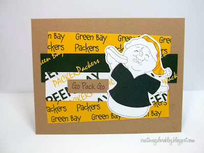 Go Pack Go Homemade Card