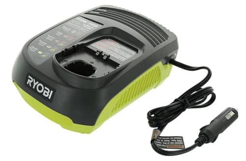 Ryobi P131 One+ Portable Dual Chemistry Lithium Ion or NiCad Vehicle Charger