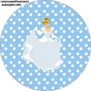 Cinderella Birthday Party Toppers or Free Printable Candy Bar Labels.