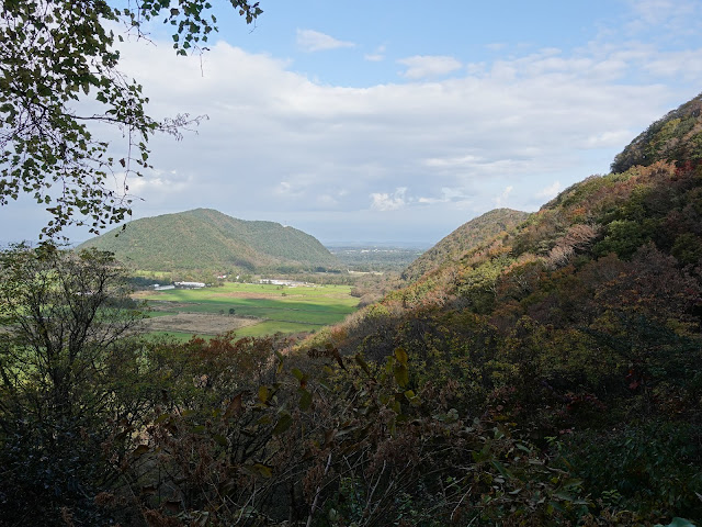 香取の山道からの眺望