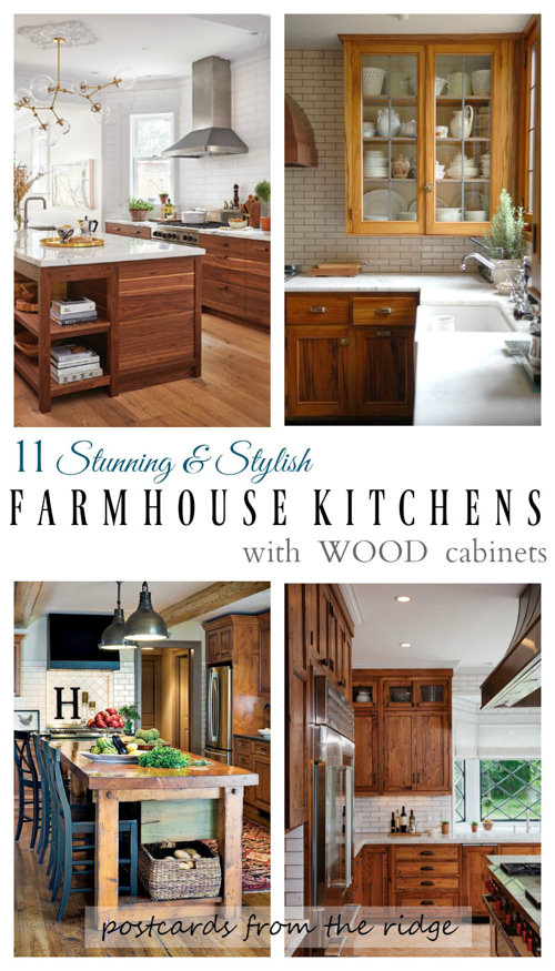 14 Stunning Kitchens With Wood Cabinets Postcards From The Ridge