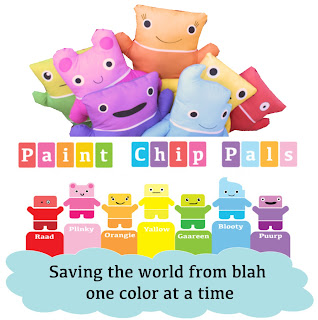 Paint Chip Pals Color Card Dolls Andrea Currie