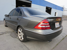 2007 Mercedes before color change from grey to silver at Almost Everything Auto Body