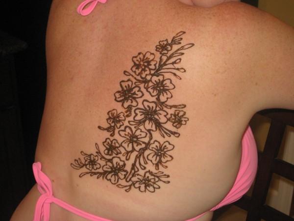 To make sure that your henna tattoo lasts long choose a design that would